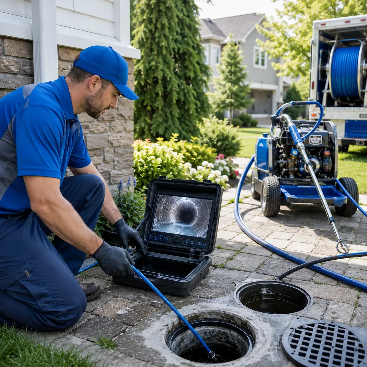 Outdoor drain cleaning professionals serving Warbranch, KY